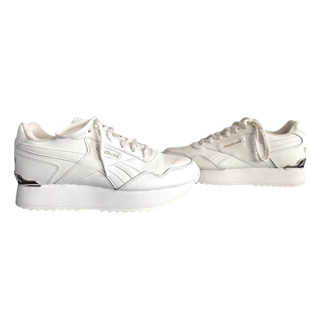 Reebok Reebock Classic Harman Run Women's Shoes White-Silver Metallic size 6